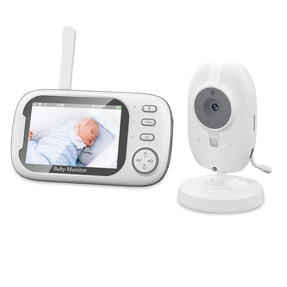 Ready 3.5 Inch Wireless Baby Monitor Smart Video Camera Night Vision Temperature Detection Two Way Audio Intercom Home Safety Na