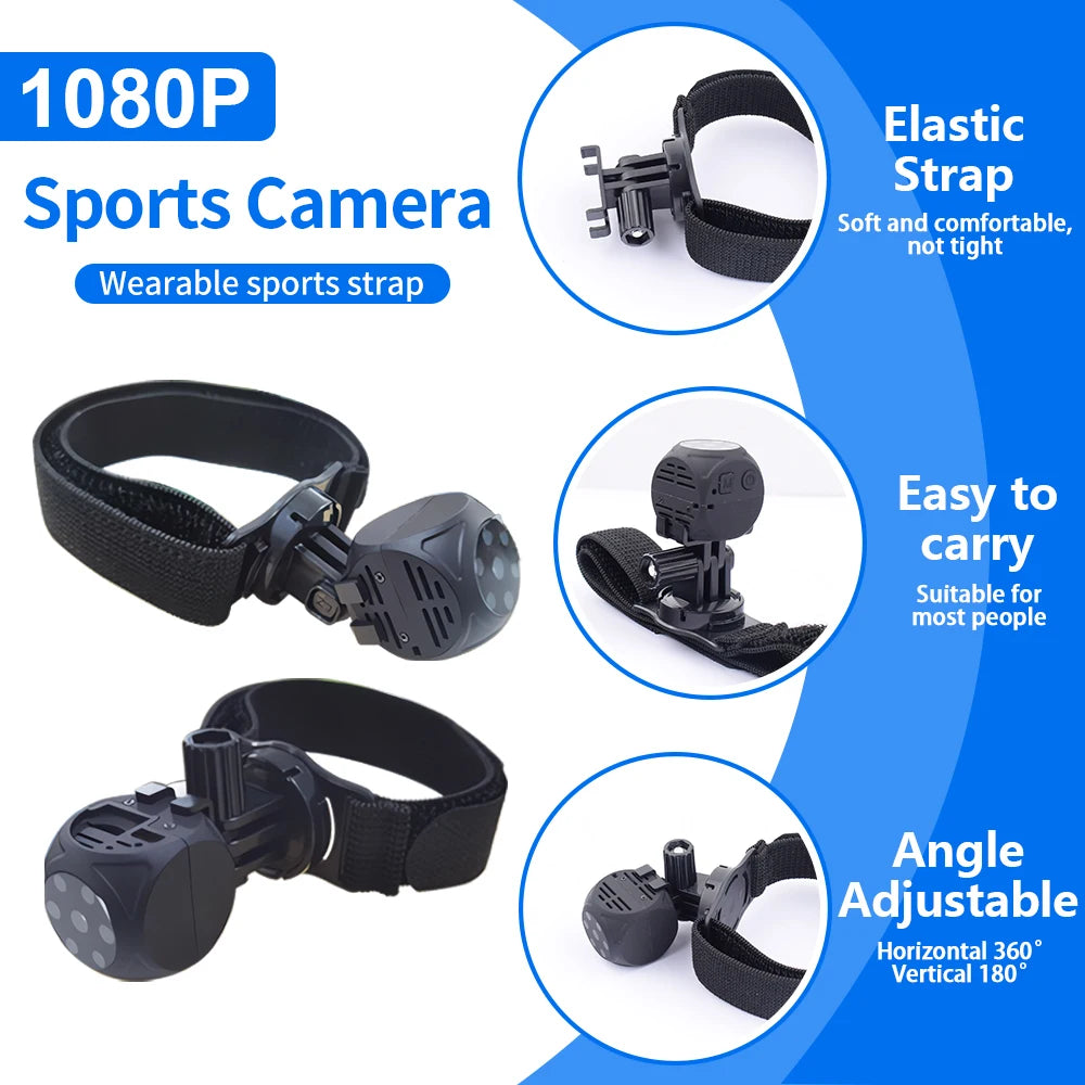 Mini Camera 1080P HD Night Vision Video Recorder Wide Angle Motion Detection Magnet Loop Recording camera
