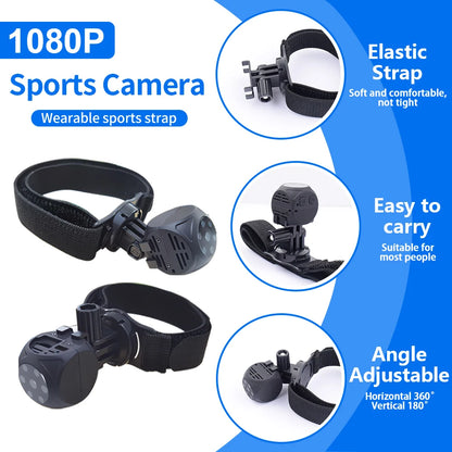 Mini Camera 1080P HD Night Vision Video Recorder Wide Angle Motion Detection Magnet Loop Recording camera