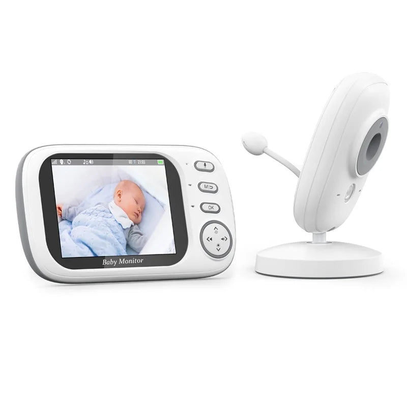 Ready 3.5 Inch Wireless Baby Monitor Smart Video Camera Night Vision Temperature Detection Two Way Audio Intercom Home Safety Na
