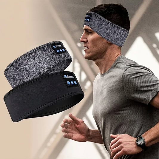 Bluetooth Sleep Headband – Wireless Headphones, Built-In Speakers, Comfortable Fabric, 10-Hour Battery Life